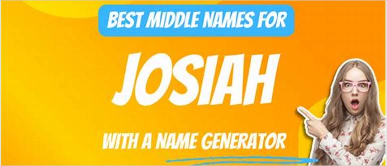 Middle name for josiah